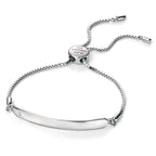 D For Diamond ID Toggle Bracelet with Diamond
