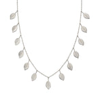 Beginnings Silver Multi Leaf Necklace