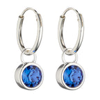 Beginnings Crystal Birthstone Hoop Earring Charms