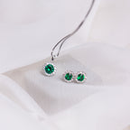 Diamonfire Round Colour Pave Pendant