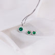 Diamonfire Round Colour Pave Stud Earrings
