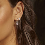 Beginnings Crystal Birthstone Hoop Earring Charms
