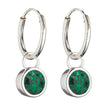 Beginnings Crystal Birthstone Hoop Earring Charms
