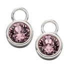 Beginnings Crystal Birthstone Hoop Earring Charms