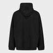 Round Backflip Logo Hoodie Black White