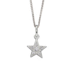 Beginnings Pave Set Star Pendant with Cubic Zirconia