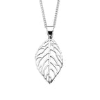 Beginnings Cut Out Leaf Pendant