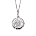 Beginnings Diamond Cut Disc Pendant