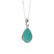 Beginnings Synthetic Turquoise Teardrop Pendant