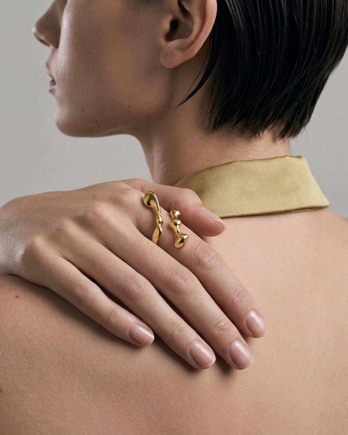 Iceland Sculpted Ring | Gold Vermeil