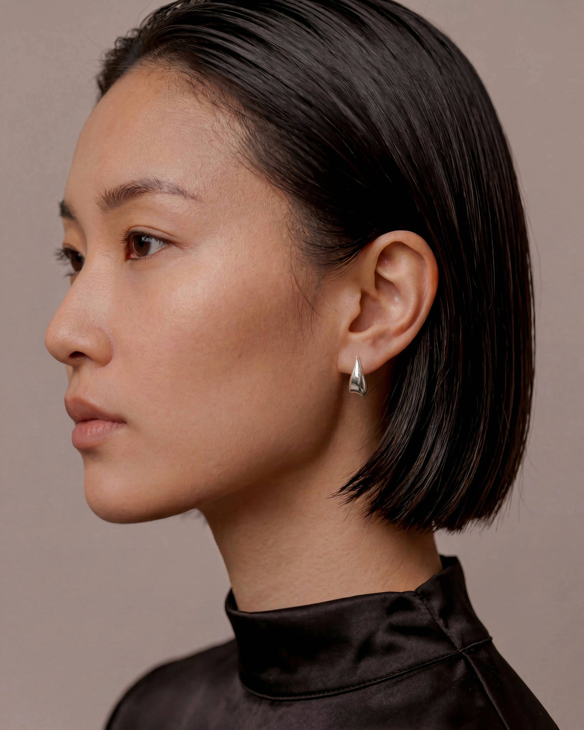 Seren Small Hoops | Sterling Silver