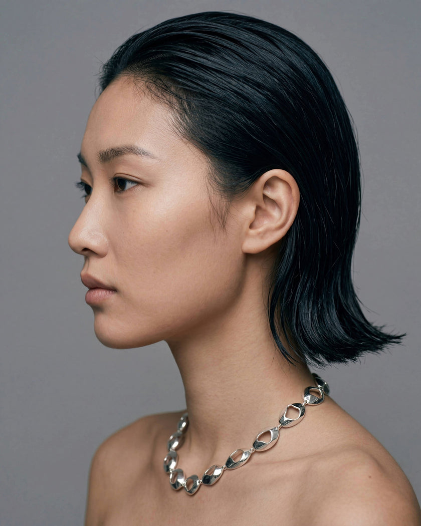 Élan Sculpted Necklace | Sterling Silver