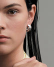 Milos Wave Hoops | Sterling Silver