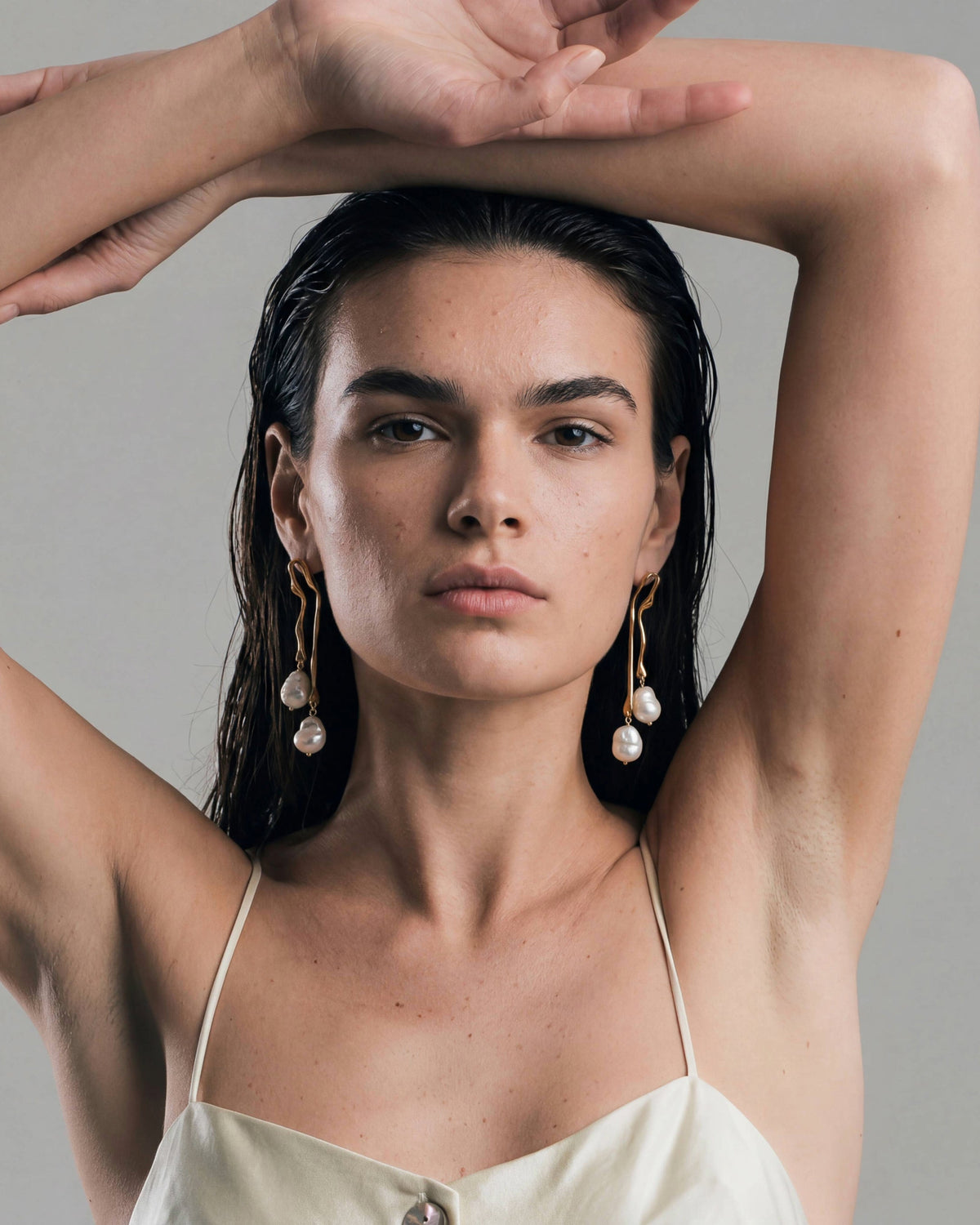 Melia Pearl Drops | Gold Vermeil