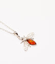 Amber Bee Necklace