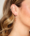 Amber Infinity Drop Earrings