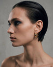 Milos Wave Hoops | Gold Vermeil