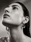 Seren Large Hoops | Sterling Silver