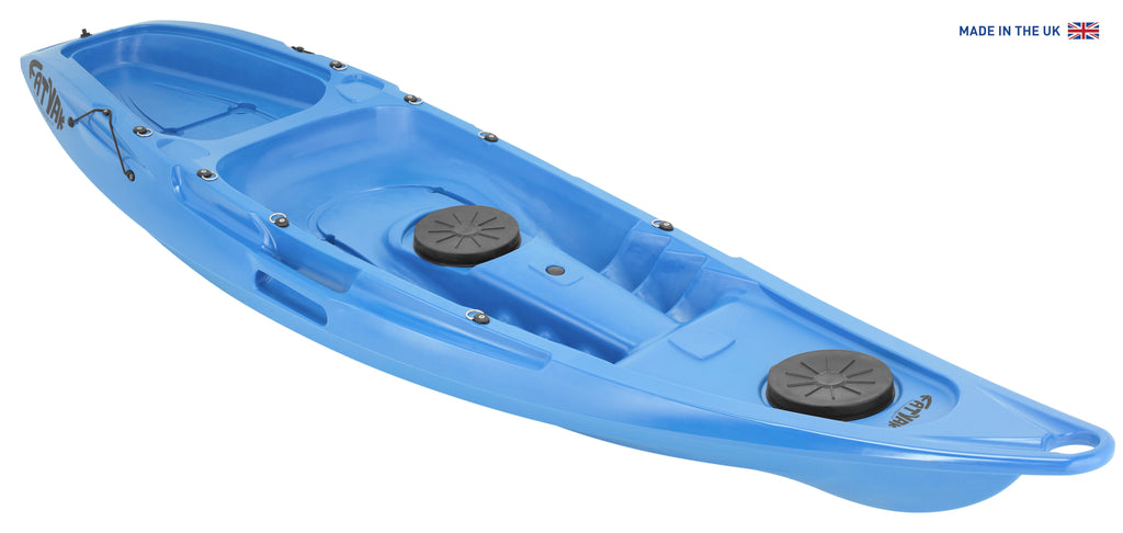 Kaafu Solo Kayak | Blue | Lightweight & Stable