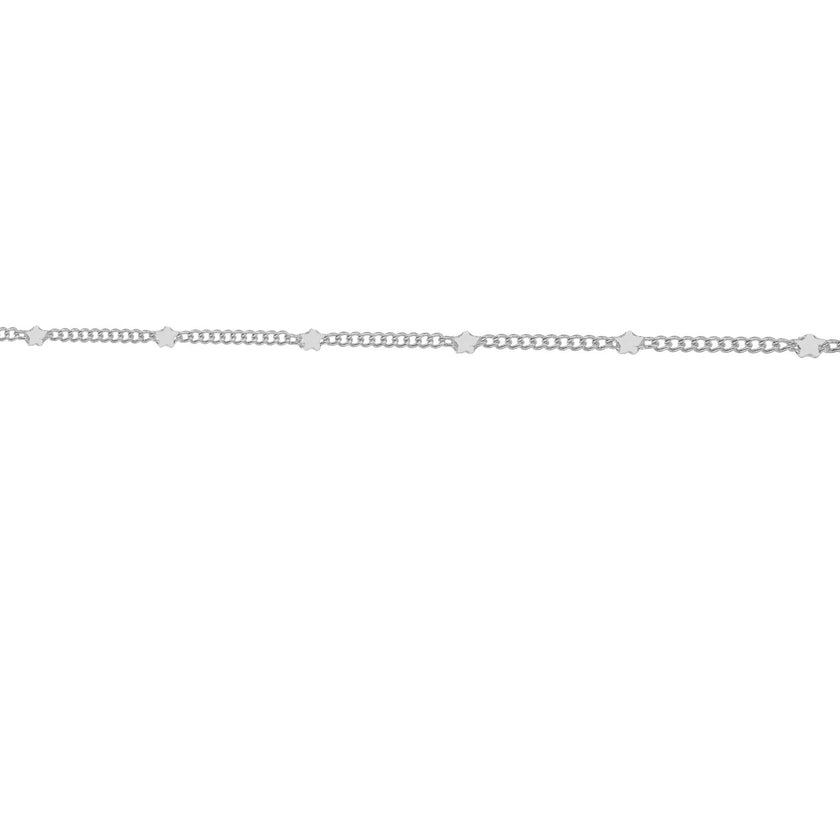 Star Dainty Chain Silver Necklace