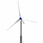 1000W 48V wind turbine with 3 blades and tail furling mechanism