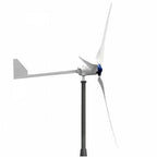 1000W 48V wind turbine with 3 blades and tail furling mechanism