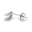 Tactile Silver Stud Earrings