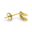 Tactile Gold Stud Earrings