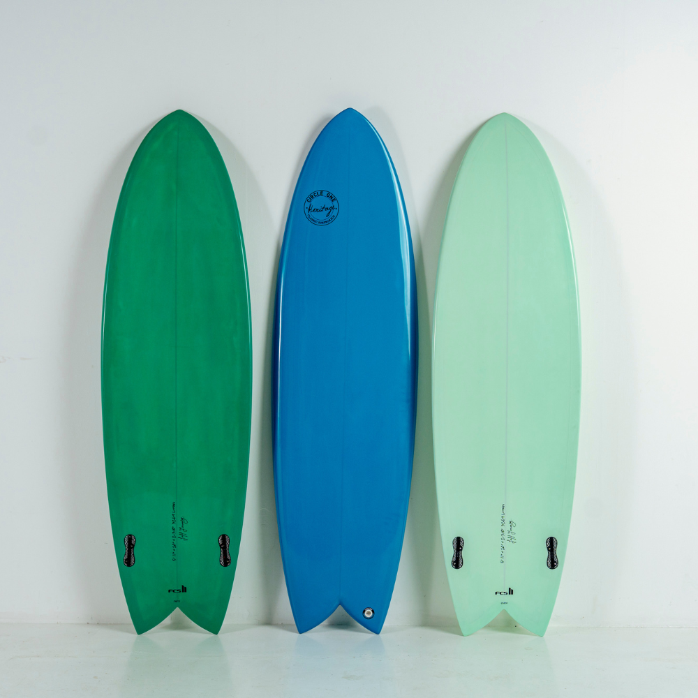 5' 11" Heritage Twin Keel Fish in Gloss Tint