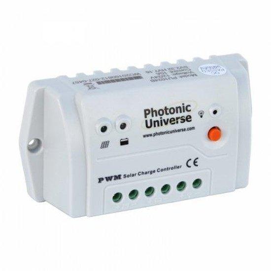 Régulateur de charge solaire 10A 12 / 24V pour camping-car / caravane / bateau