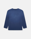 BLANK HEAVYWEIGHT FADE OUT LONGSLEEVE TEE BLUE