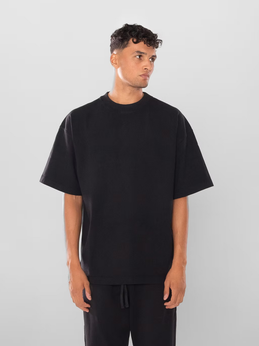 BLANK HEAVYWEIGHT TEE BLACK