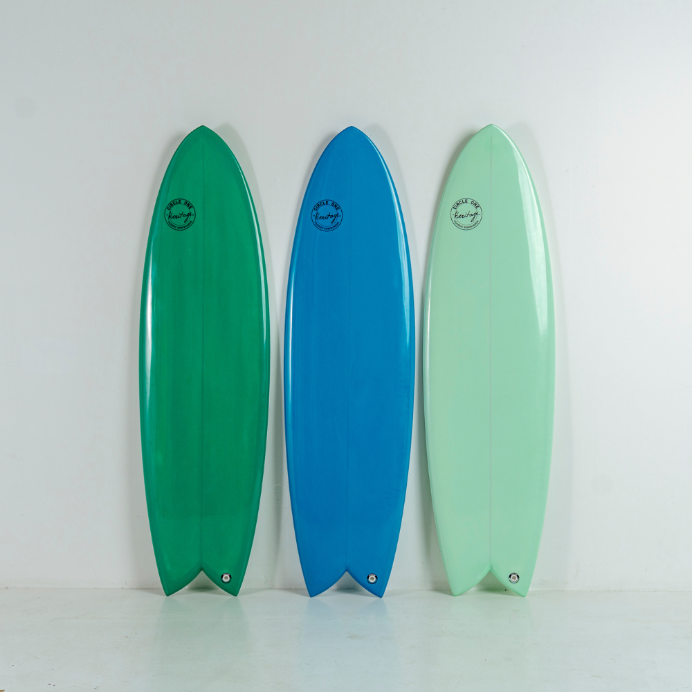 5' 11" Heritage Twin Keel Fish in Gloss Tint