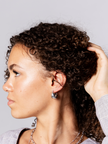 Sterling silver Hoop Earrings – Zadie | No More Nobody