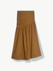 Gathered Maxi skirt Organic cotton – Hilda | No More Nobody