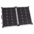 120W 12V folding solar charging kit for camper, caravan, boat or any other 12V system