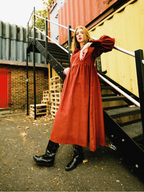 Robe longue oversize en velours côtelé avec poches – Michelle | No More Nobody