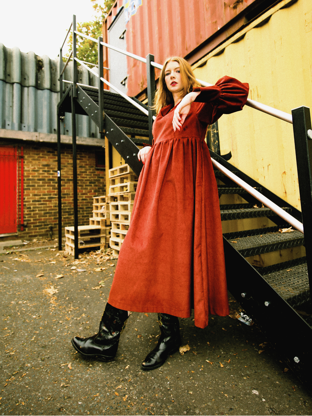 Oversized Maxi Dress with Pockets Corduroy – Michelle | No More Nobody