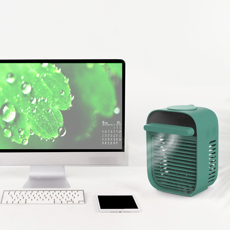 Ventilador de Aire Acondicionado de Escritorio, Ventilador de Pulverización de Agua