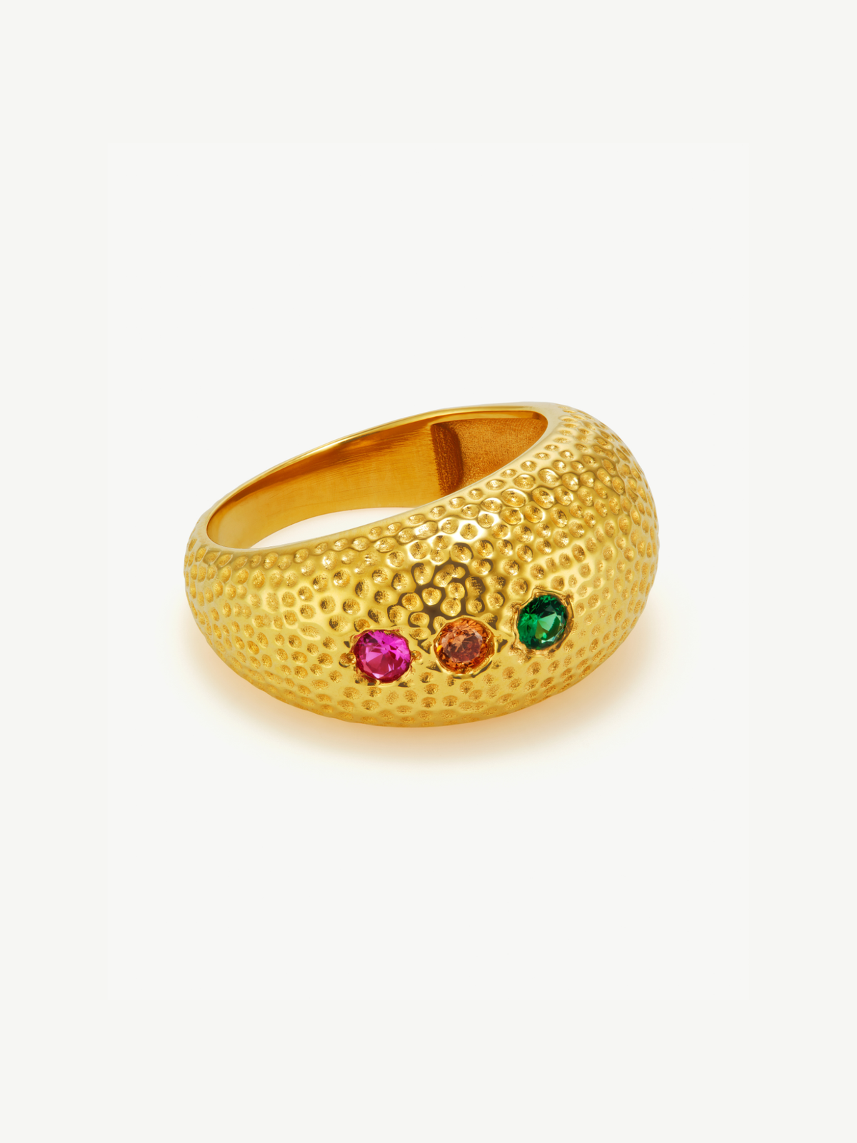 Gold Vermeil dome ring – Zadie | No More Nobody