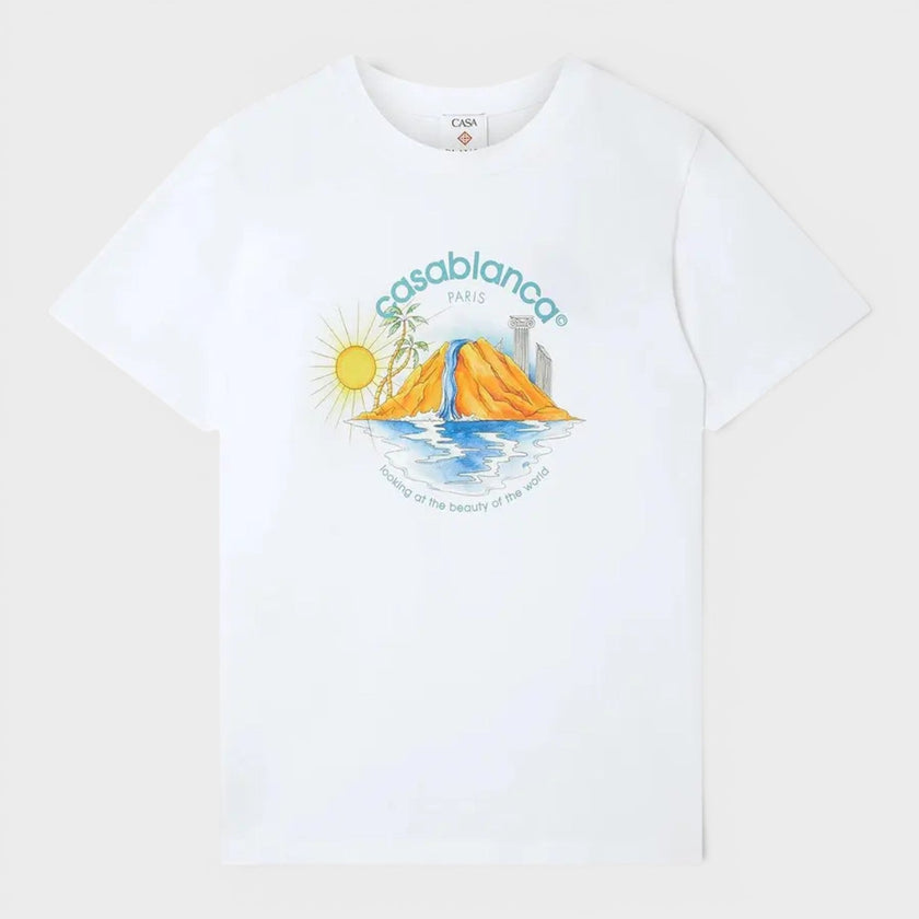 Oasis Printed T-Shirt White