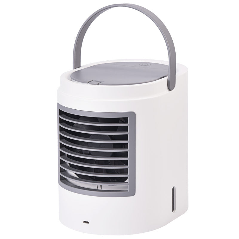 Ventilador de aire acondicionado USB con refrigeración por agua, purificación de aire, humidificación, viento frío, ventilador de 3 velocidades, luz que cambia de color, ventilador de viento fuerte