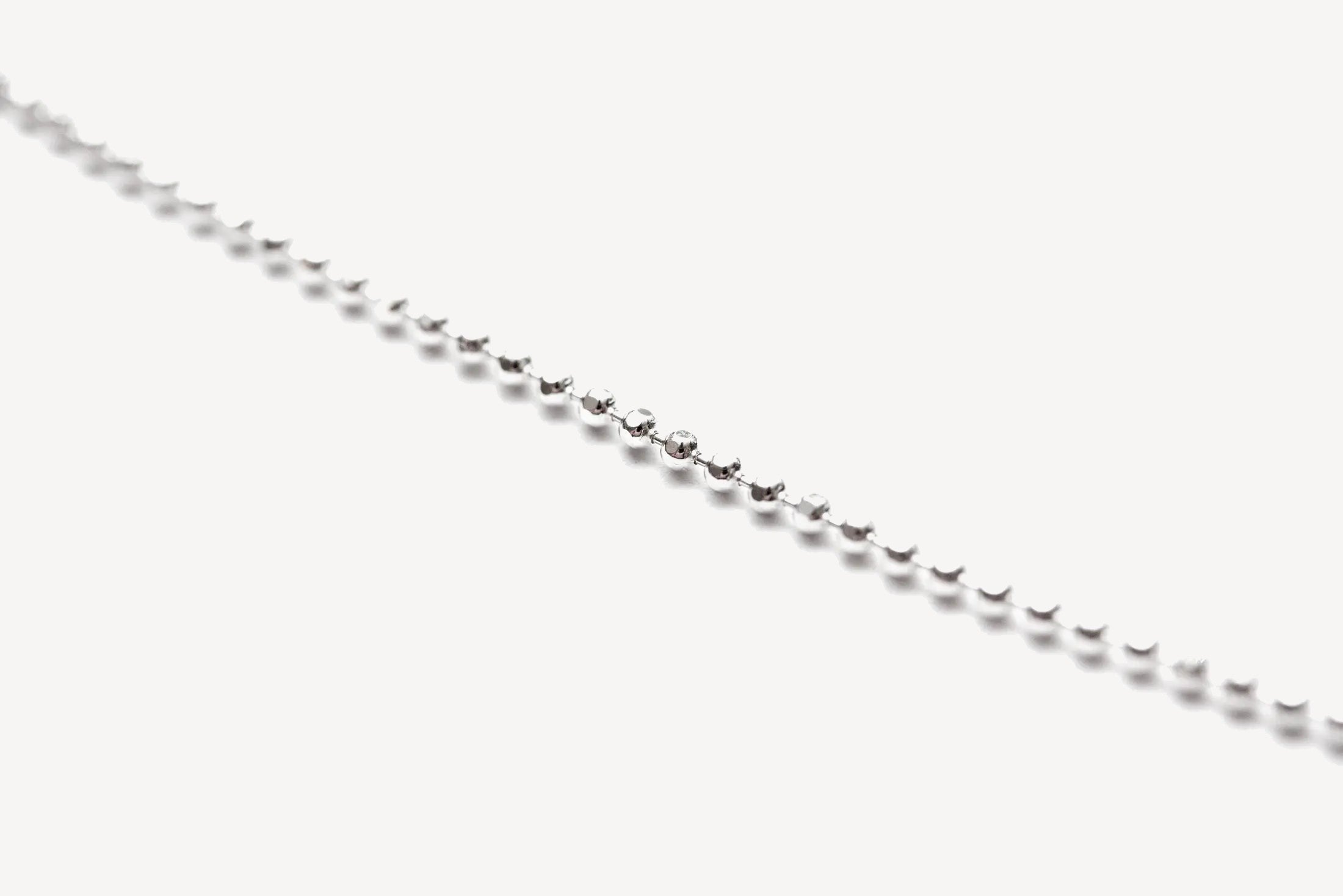17.5" (45cm) Diamond Ball Chain