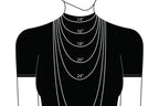 17.5" (45cm) Diamond Ball Chain