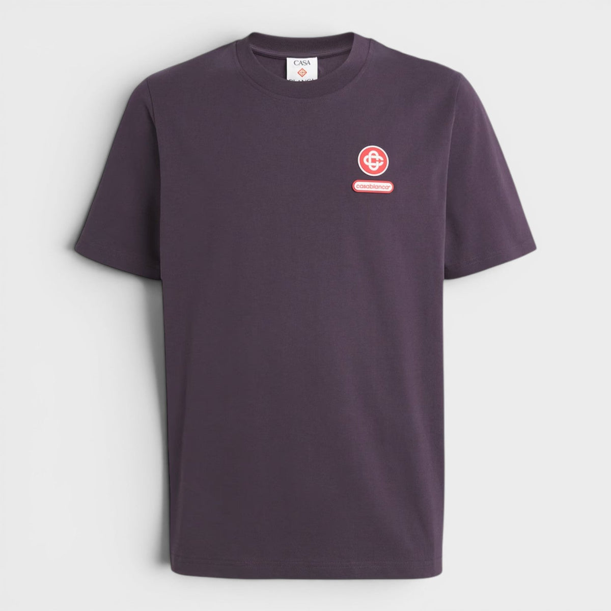Logo Patch T-Shirt Aubergine