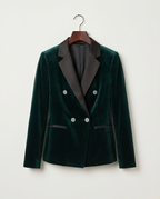 Green Double Breasted Dinner Jacket