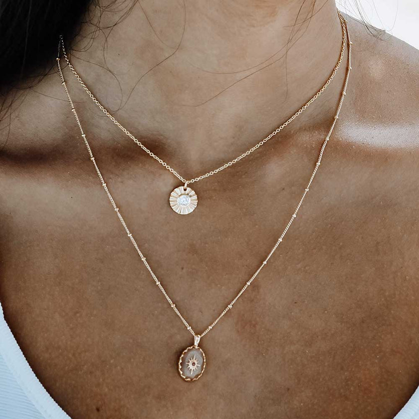 Astrul Nubis Pendant Necklace Cubic Zirconia