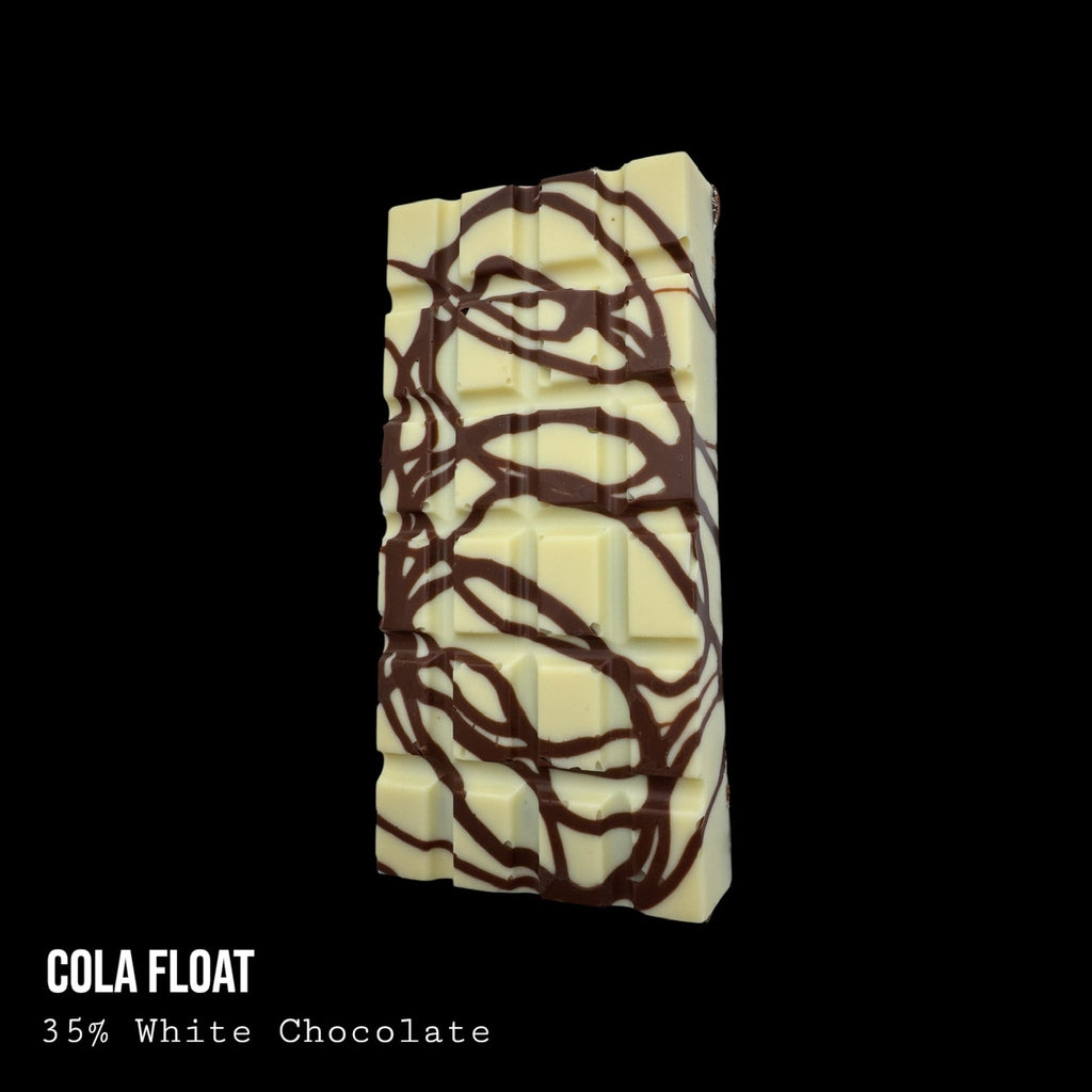 Cola Float White & Milk Chocolate with Cola & Vanilla Cream Dessert Bar 240g