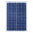 20W 12V solar charging kit with 5A solar controller and battery cable with crocodile clips