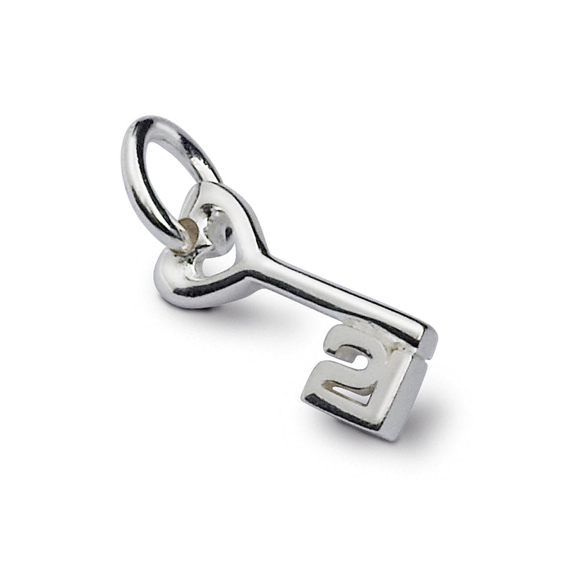 21st Birthday Silver Charm